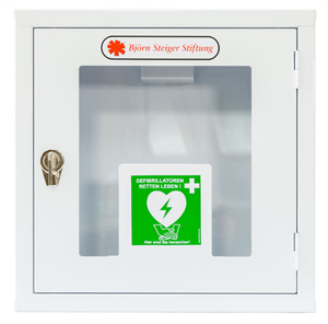 BSS - AED-Wandkasten Metall mit Signalton